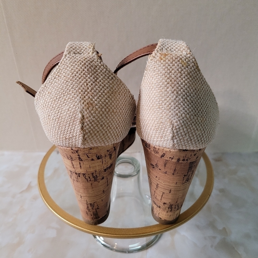 APT 9 Wedge Lace Heel Dress Shoes 7.5 - Picture 7 of 7